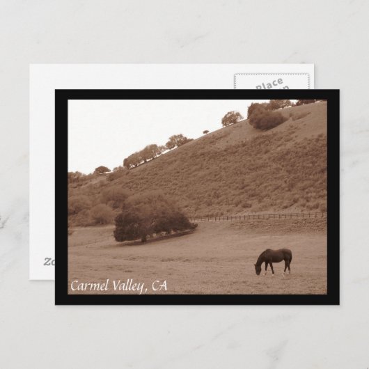 Carmel Valley Briefkaart (Voorkant / Achterkant)