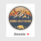 Carmel Valley Village, Californië Sticker (Vel)