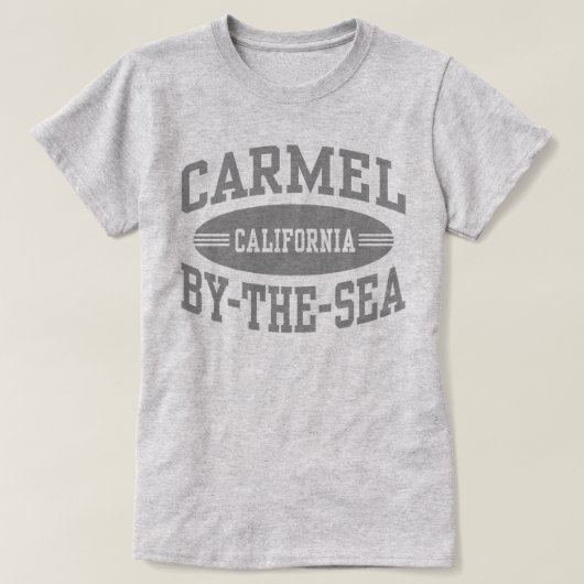 Carmel van het Zee Californië T-shirt (Design voorkant)