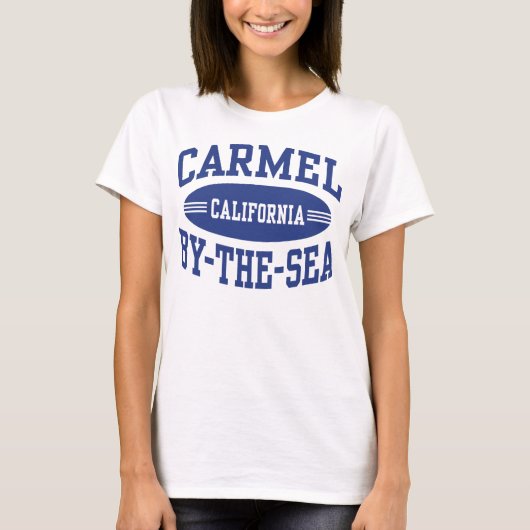 Carmel van het Zee Californië T-shirt (Voorkant)