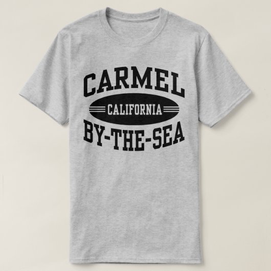Carmel van het Zee Californië T-shirt (Design voorkant)