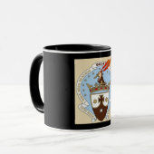 CarmelietMok met zwarte achtergrond Mok (Voorkant links)