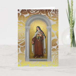 Carmelite Nun St. Therese the Little Flower Kaart