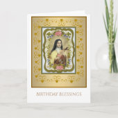 Carmelite Nun St. Therese the Little Flower Kaart (Voorkant)