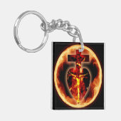 Carmelite Saints Sleutelhanger (Voorkant Links)