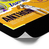 Carmelo-anthony-basketbal-papier-poster-lakers Ac Poster (Hoek)