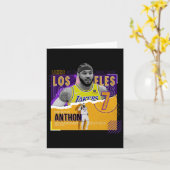 Carmelo-anthony -basketball-paper-poster-lakers Ac Kaart (Gele Bloem)