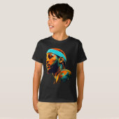 Carmelo Anthony Illustratie  T-shirt (Voorkant volledig)