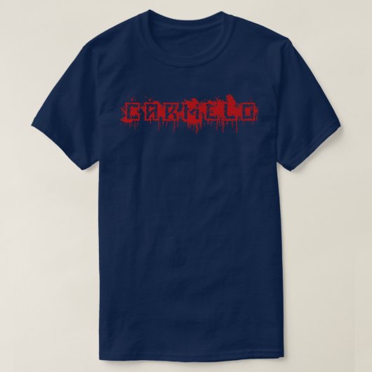 Carmelo - First Name Halloween Costume Personalize T-shirt (Design voorkant)