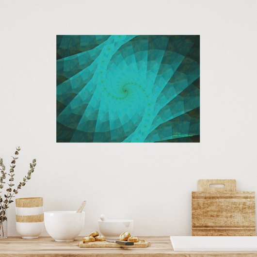 Carmen Abstract Art Poster (Keuken)