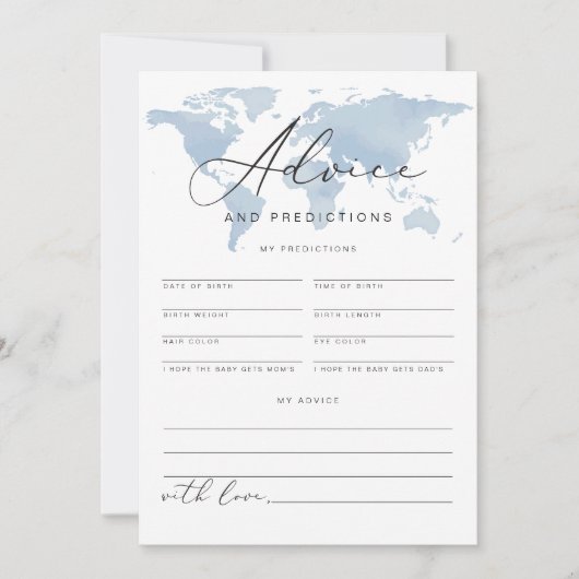 CARMEN Adventure Baby Advies en voorspellingen Kaa Kaart (Voorkant)