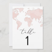 CARMEN Adventure Travel Roze Kaart Tafelnummer Kaa (Achterkant)