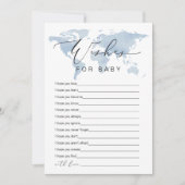 CARMEN Blue Adventure Wishes voor Baby Game Kaart (Voorkant)