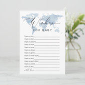 CARMEN Blue Adventure Wishes voor Baby Game Kaart (Staand voorkant)