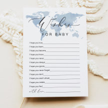 CARMEN Blue Adventure Wishes voor Baby Game Kaart