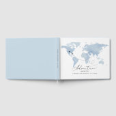 CARMEN Blue Kaart Adventure Baby shower Gastenboek (Volledig)