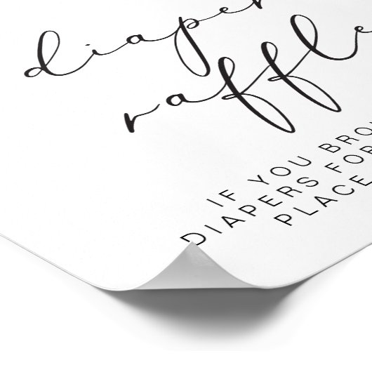 CARMEN Blue Kaart Avontuur Baby Luier Raffle Poster (Hoek)