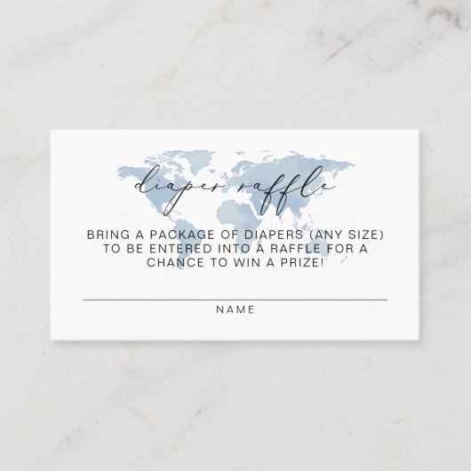 CARMEN Blue Kaart Avontuur Luier Raffle Ticket (Voorkant)