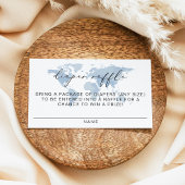 CARMEN Blue Kaart Avontuur Luier Raffle Ticket