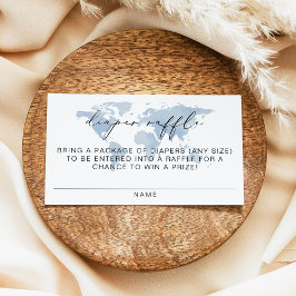 CARMEN Blue Kaart Avontuur Luier Raffle Ticket