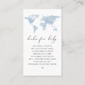 CARMEN Blue Kaart Avontuurlijke boeken voor Baby K Plaatskaartje (Voorkant)