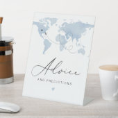 CARMEN Blue Travel Thema Gast Inchecken Reclamebord Met Voetstuk (Insitu)