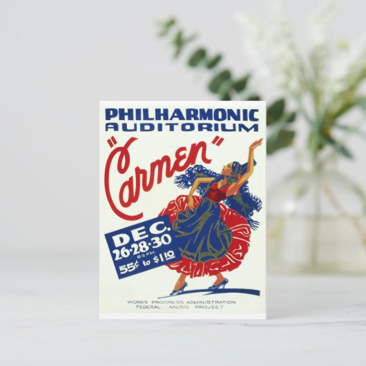 Carmen Briefkaart (Staand voorkant)