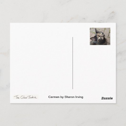 Carmen Briefkaart (Achterkant)
