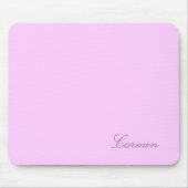Carmen - Custom Name Sjabloon, 50's Pastel Pink Muismat (Voorkant)