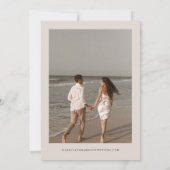 CARMEN Destination Waterverf Map Reizen bruiloft Kaart (Achterkant)