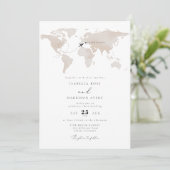 CARMEN Destination Waterverf Map Travel Weduwschap Kaart (Staand voorkant)