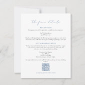 CARMEN Dusty Blue Weddenschap de finer-kaart Kaart (Voorkant)