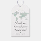CARMEN Green Map Travel Adventure Dank u wel Cadeaulabel (Voorkant)