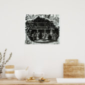 Carmen in de Lilas Pastia tavern Poster (Keuken)