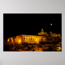 Carmen-kerk 's nachts - Mahon, Menorca, Spanje