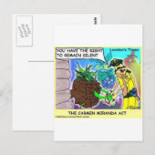 Carmen Mirand Act Funny Gifts & Collectibles Briefkaart (Voorkant / Achterkant)