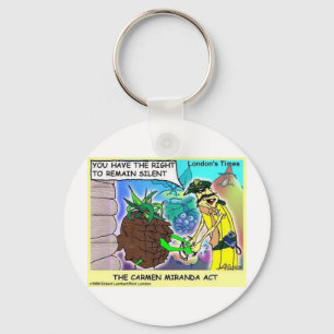 Carmen Mirand Act Funny Gifts & Collectibles Sleutelhanger
