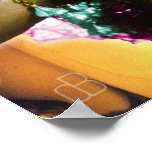 Carmen Miranda Portrait Collage Poster (Hoek)