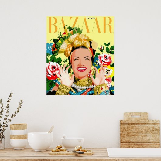 CARMEN MIRANDA POSTER (Keuken)