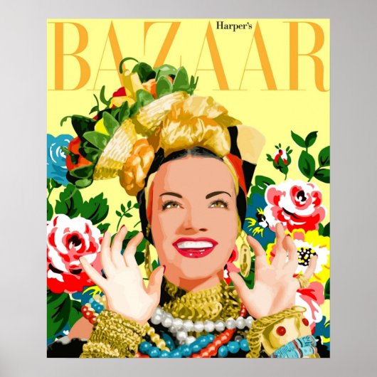 CARMEN MIRANDA POSTER (Voorkant)