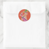 Carmen Miranda Ronde Sticker (Tas)
