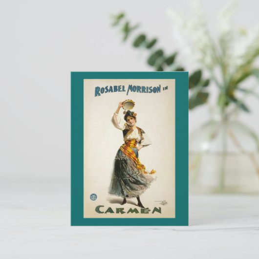 Carmen, Opera 1896 Briefkaart (Staand voorkant)