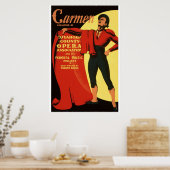  Carmen Opera Adverteren 1939 Poster (Keuken)
