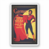 Carmen opera poster sticker (Voorkant)