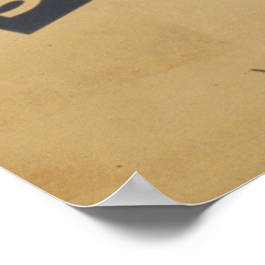 Carmen Opera  Theater WPA-Poster Poster (Hoek)