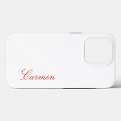 Carmen - pas het aan met jouw naam iPhone cover (Achterkant (horizontaal))