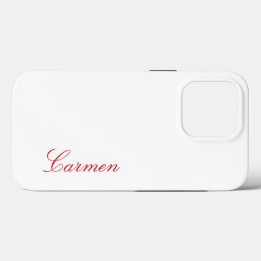 Carmen - pas het aan met jouw naam iPhone cover (Achterkant (horizontaal))