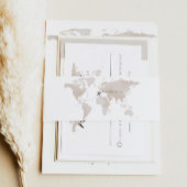 CARMEN Reizen Thema Bruiloft Bestemming Bruiloft Uitnodigingen Wikkel