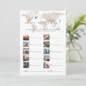 CARMEN reizen waar waren ze bruids spel Kaart (Staand voorkant)