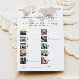 CARMEN reizen waar waren ze bruids spel Kaart